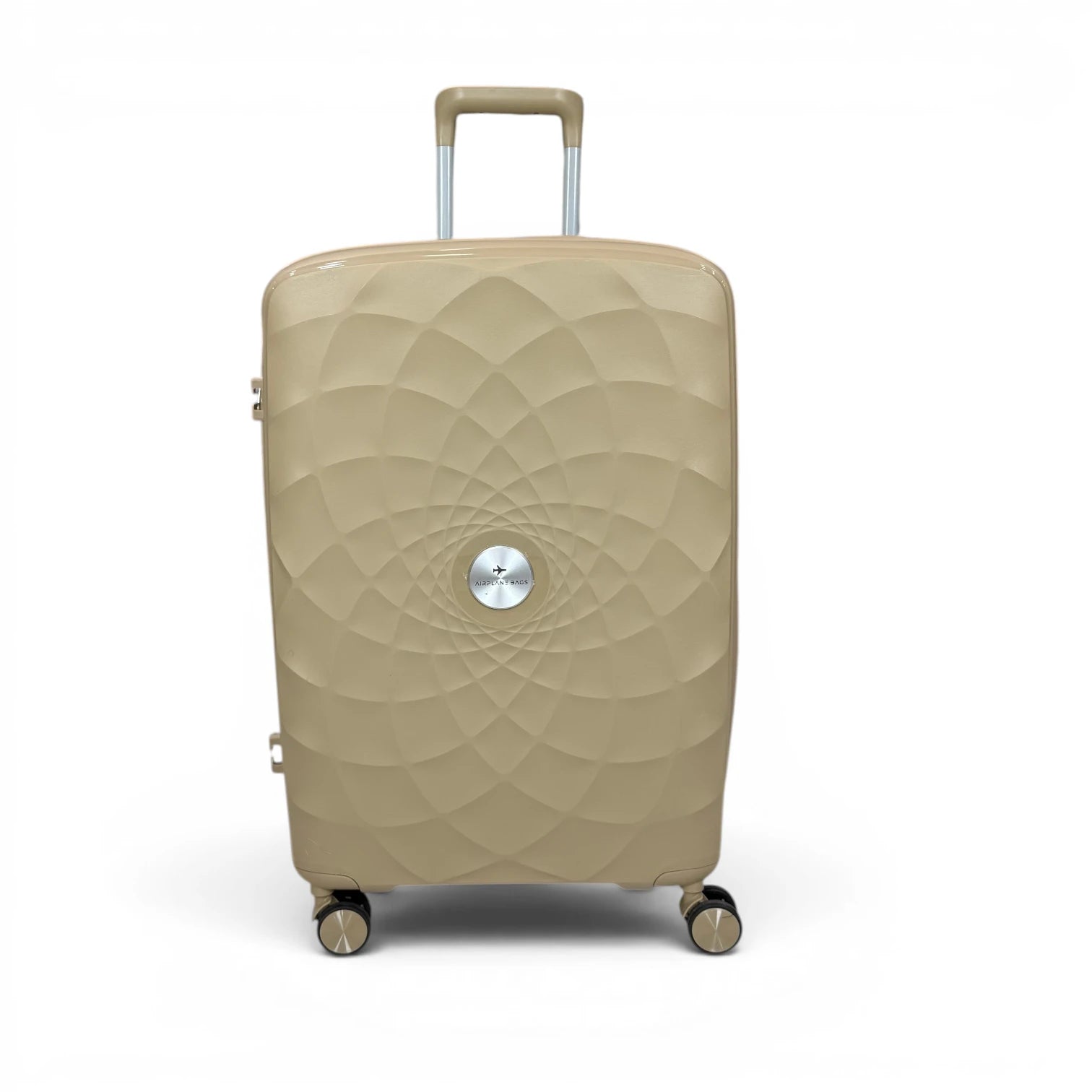 Airplane Premium Travel , Set 3 Bags ( Beige ) 22 , 26, 30 inch