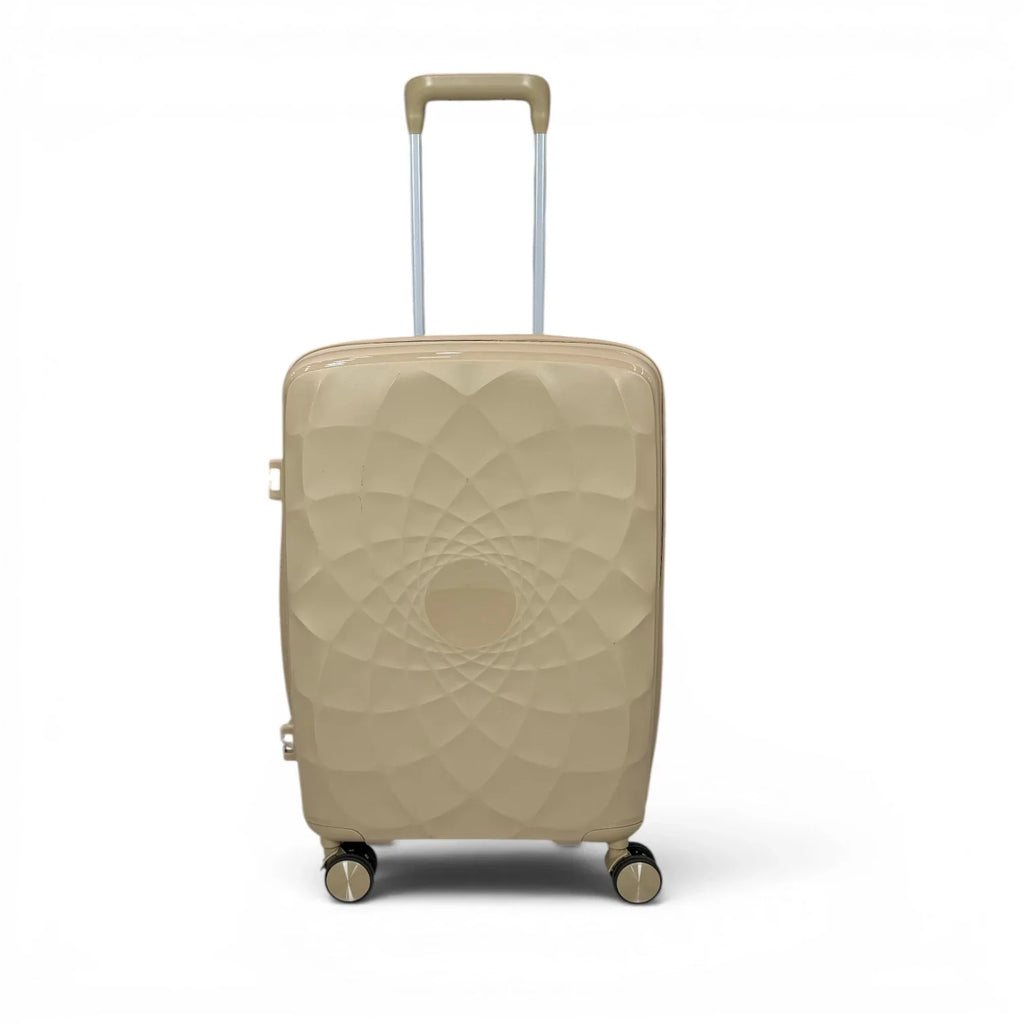 Airplane Premium Travel , Set 3 Bags ( Beige ) 22 , 26, 30 inch