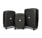 Airplane Premium Travel , Set 3 Bags ( Black ) 22 , 26, 30 inch