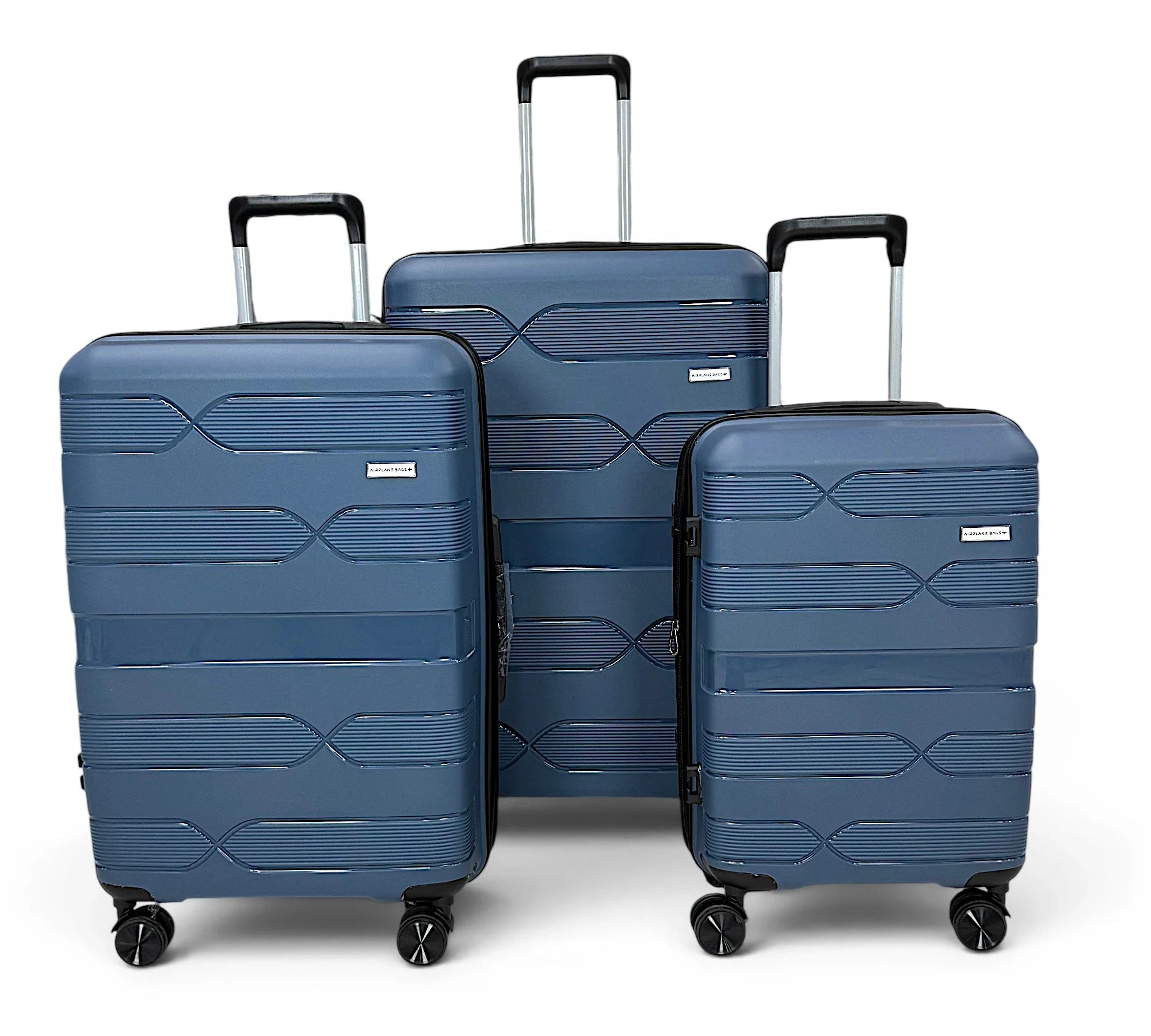 Airplane Elite Travel Bags – 3 Piece Set ( Petrol Blue ) 20 , 24, 28 inch