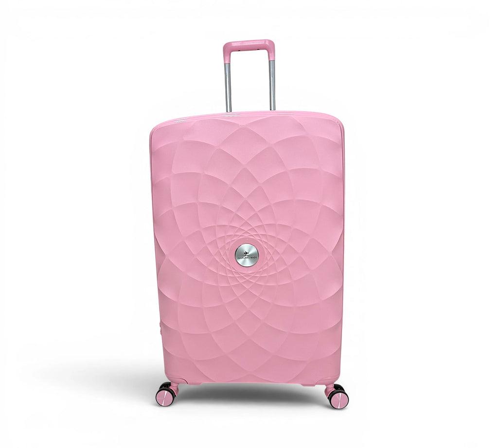 Airplane Premium Travel , Set 3 Bags ( Rose Gold ) 22 , 26, 30 inch