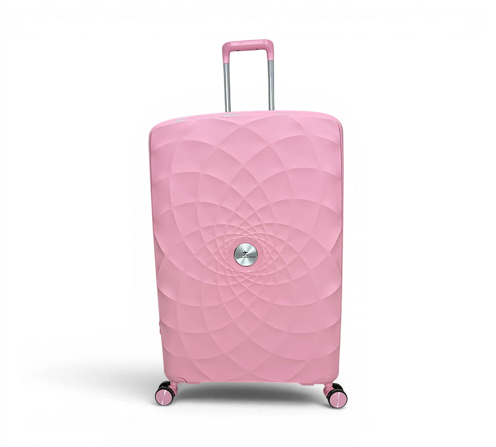 Airplane Premium Travel , Set 3 Bags ( Rose Gold ) 22 , 26, 30 inch