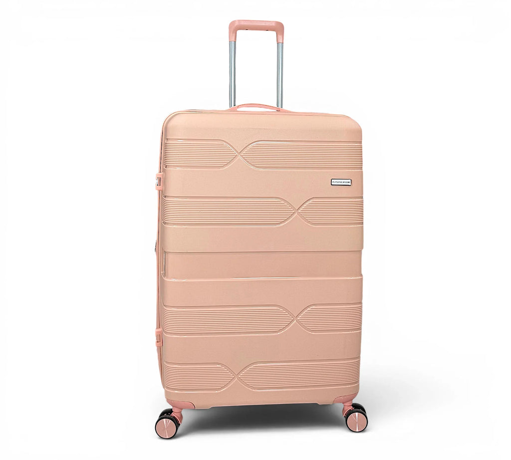 Airplane Elite Travel Bags – 3 Piece Set ( PInk ) 20 , 24, 28 inch