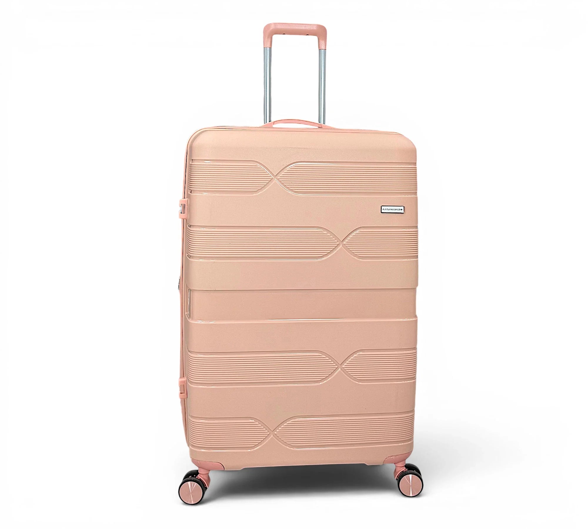 Airplane Elite Travel Bags – 3 Piece Set ( PInk ) 20 , 24, 28 inch