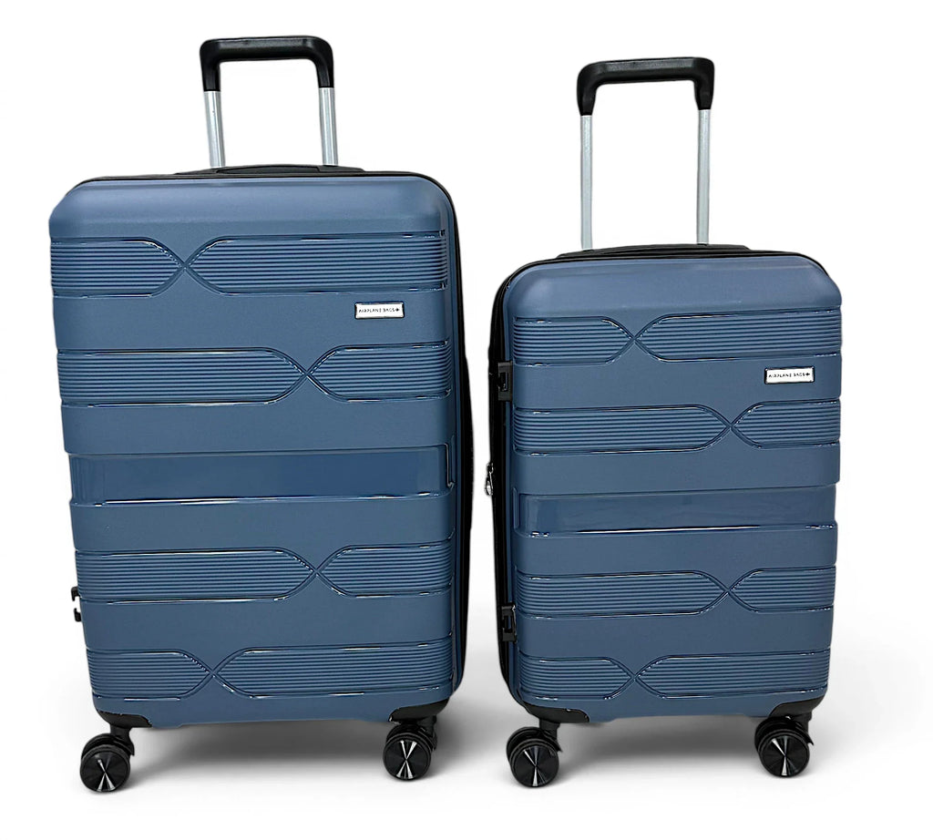 Airplane Elite Travel Bags – 3 Piece Set ( Petrol Blue ) 20 , 24, 28 inch