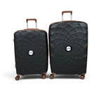 Airplane Premium Travel , Set 3 Bags ( Black*Brown ) 22 , 26, 30 inch
