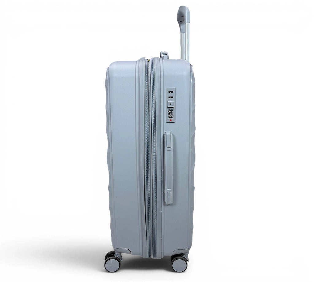 Airplane Premium Travel , Set 3 Bags ( Gray ) 22 , 26, 30 inch