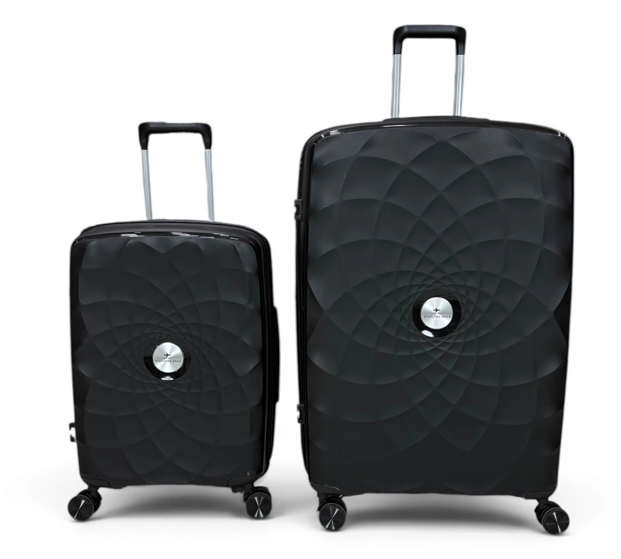 Airplane Premium Travel , Set 3 Bags ( Black ) 22 , 26, 30 inch