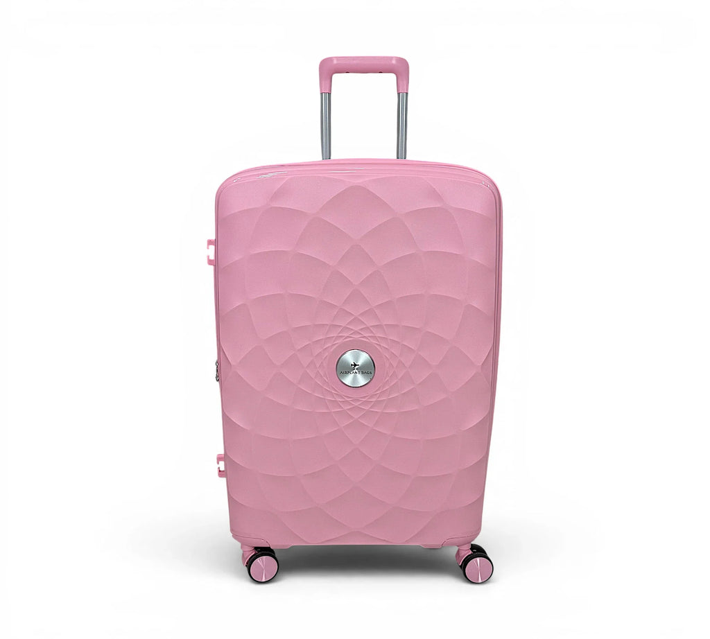 Airplane Premium Travel , Set 3 Bags ( Rose Gold ) 22 , 26, 30 inch