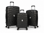 Airplane Premium Travel , Set 3 Bags ( Black ) 22 , 26, 30 inch