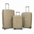 Airplane Premium Travel , Set 3 Bags ( Beige ) 22 , 26, 30 inch