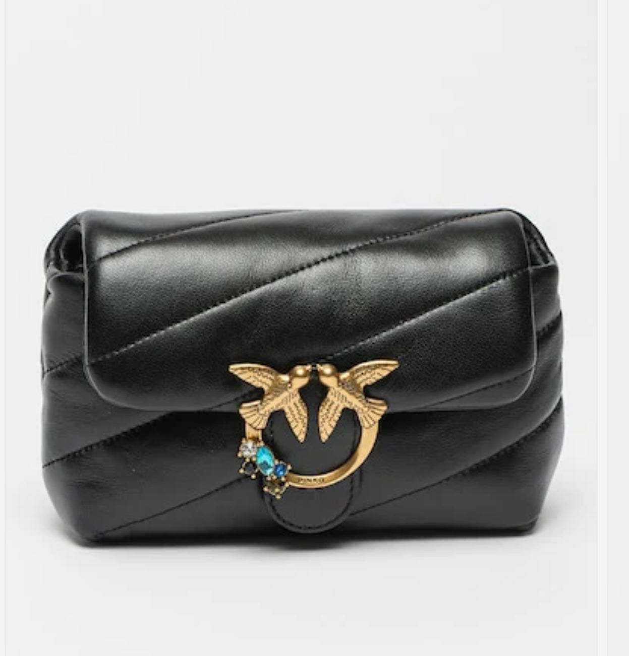 Pinko Big Lady Love Bag Puff Chevron