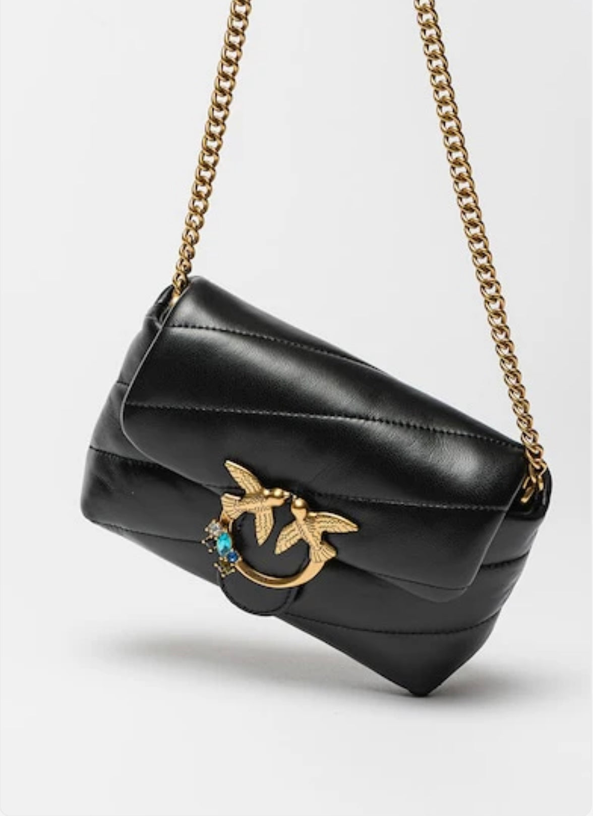 Pinko Big Lady Love Bag Puff Chevron