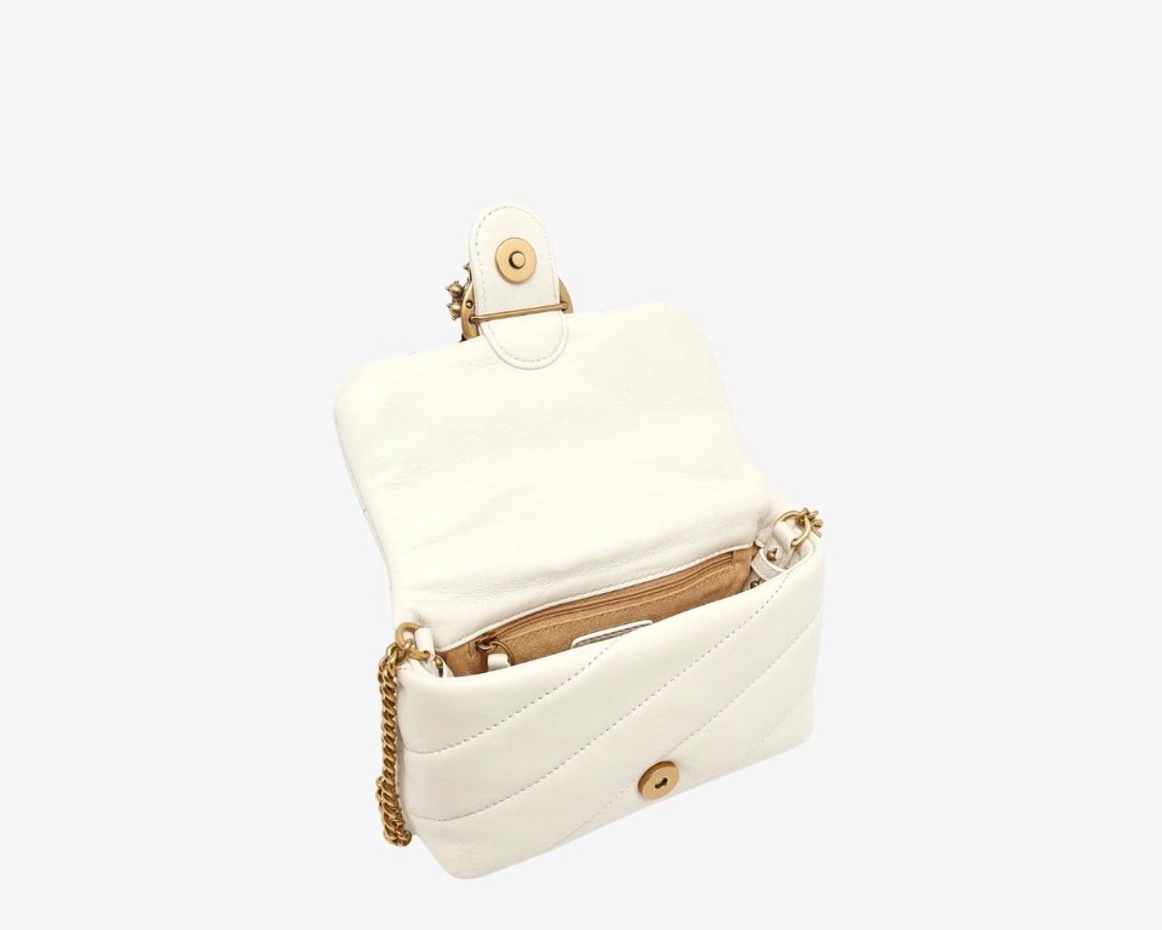 Pinko Big Lady Love Bag Puff Chevron