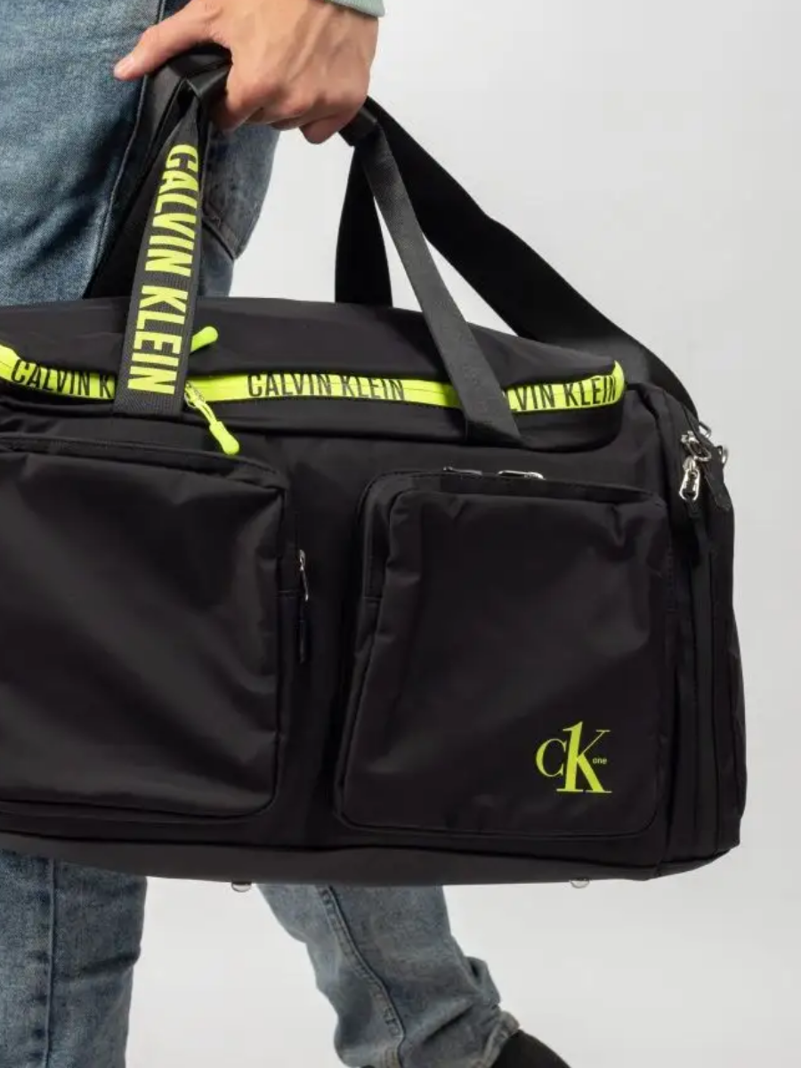 CK Handbag Black & lemon
