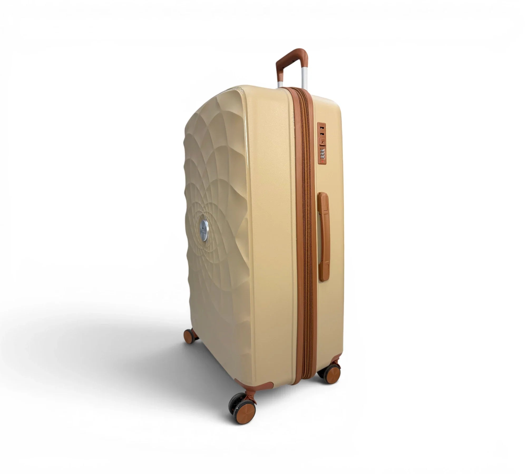 Airplane Premium Travel , Set 3 Bags ( Beige*coffee  ) 22 , 26, 30 inch