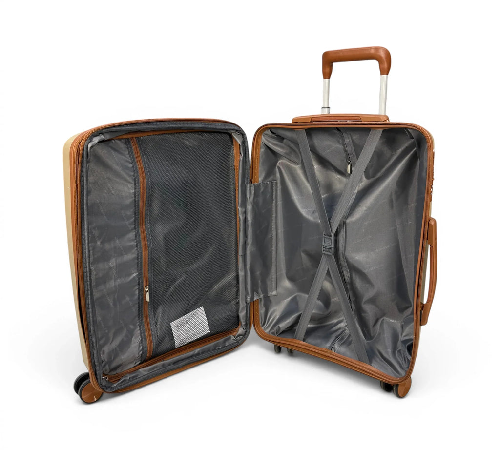 Airplane Premium Bag Travel 26 Inch  ( Beige*Coffee  )